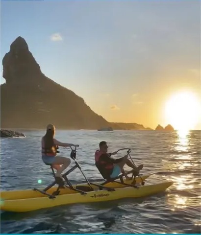Bike Aquática em Fernando de Noronha